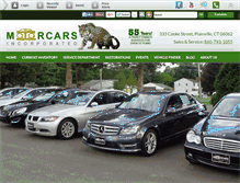 Tablet Screenshot of motorcarsinc.com